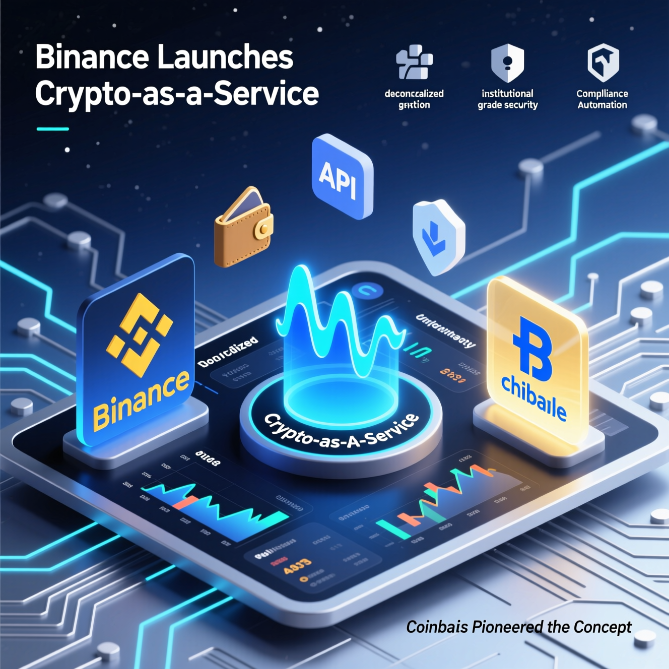 Binance Bắt Kịp Coinbase: Ra Mắt Dịch Vụ Crypto-as-a-Service Cho Thị Trường Tài Chính Truyền Thống