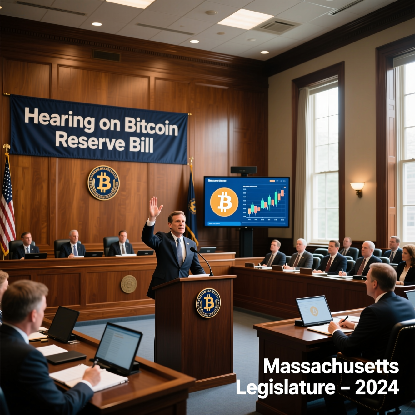 Massachusetts Sẽ Tổ Chức Phiên Điều Trần Để Xem Xét Dự Luật Dự Trữ Bitcoin