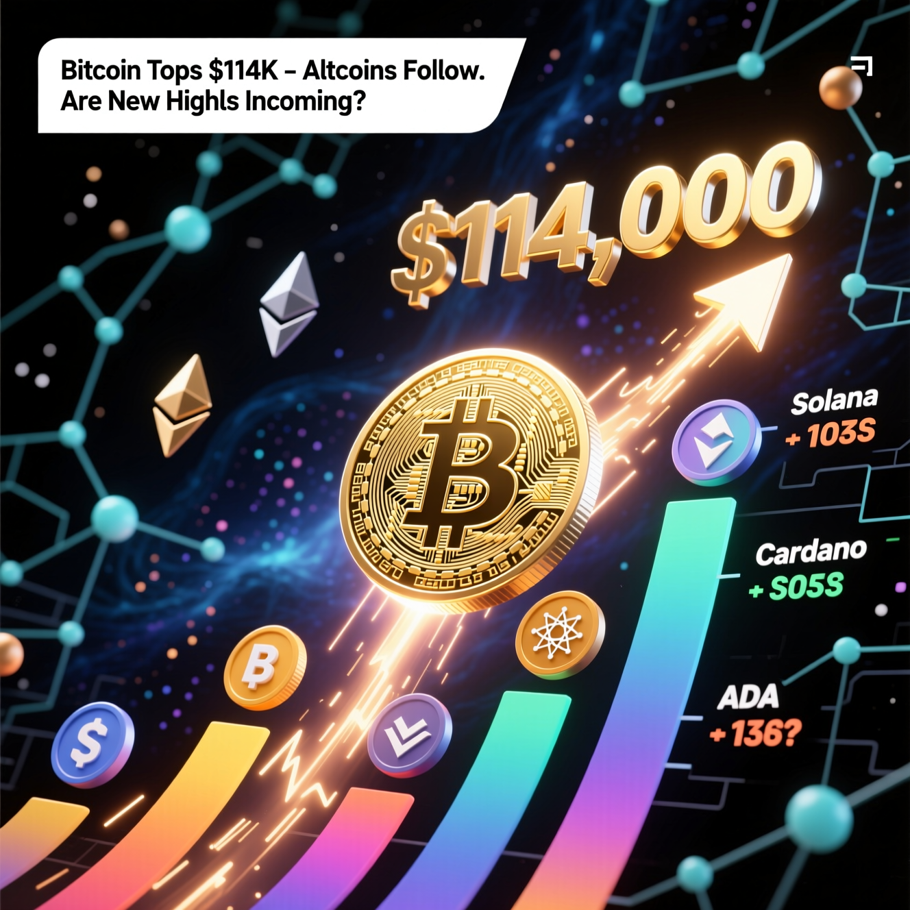 Bitcoin Vượt Mốc $114.000, Altcoin Bứt Phá – Liệu Đỉnh Mới Có Sắp Xảy Ra?