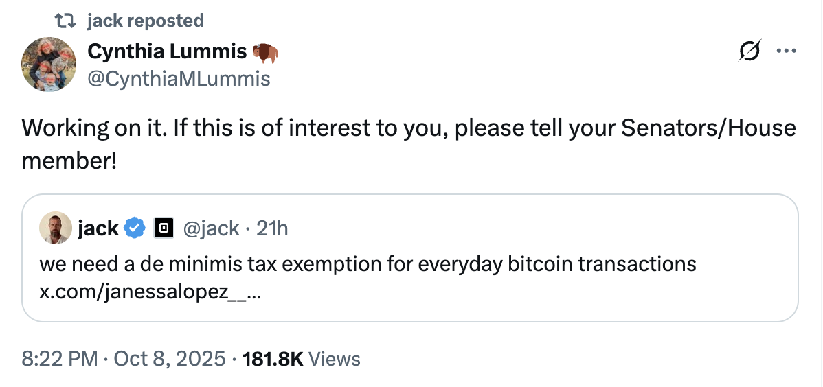 Small Bitcoin Transactions Should Be Tax-Exempt: Square's Jack Dorsey – Lời Kêu Gọi Hợp Lý Cho Sự Phát Triển Tiền Mã Hóa