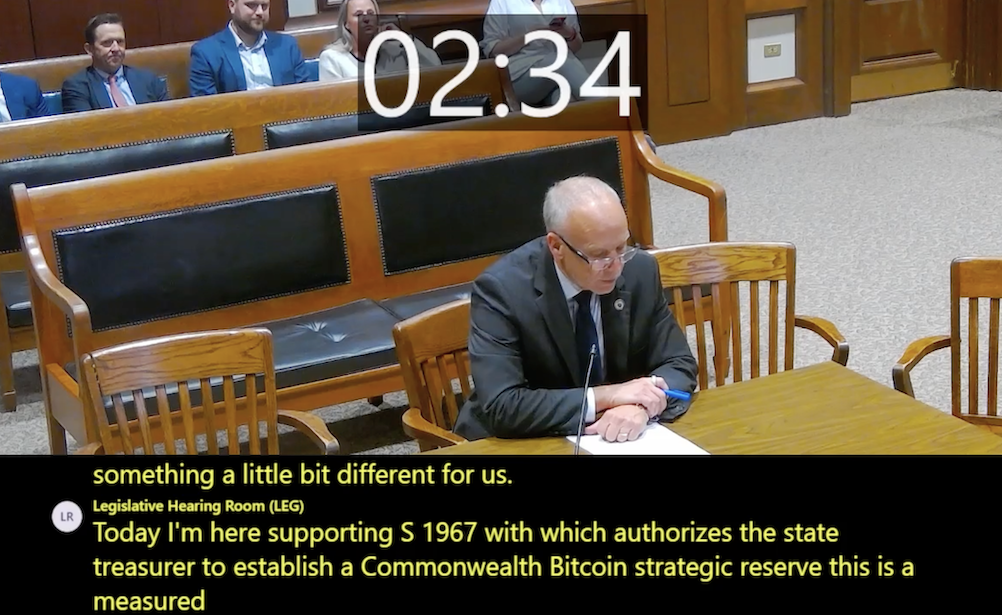 Massachusetts Bitcoin Reserve Bill Receives Lukewarm Response at Hearing – Dự Luật Dự Trữ Bitcoin Gặp Phản Ứng Lạnh Nhạt Tại Phiên Điều Trần