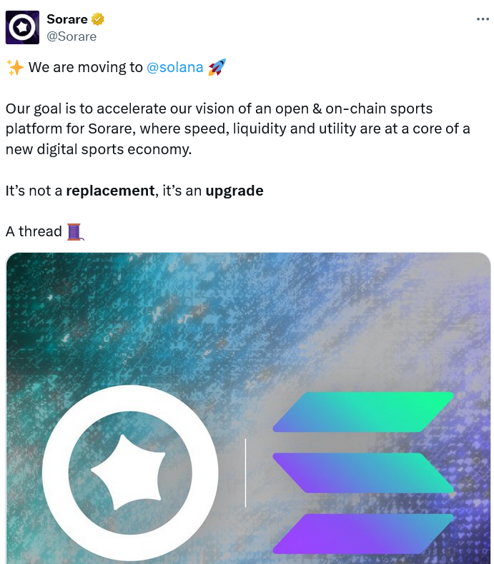 Sorare CEO Hypes Ethereum Despite Upgrading to Solana – Điều Gì Đang Xảy Ra?