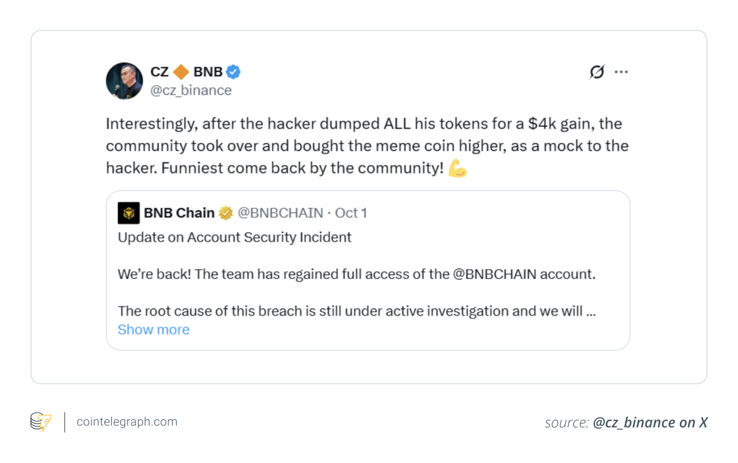 $3K to $2M: How CZ’s Memecoin Mention Sparked a 650x Flip – Bí Mật Đằng Sau Cú Lật Ngược Định Mệnh Trong Thế Giới Crypto