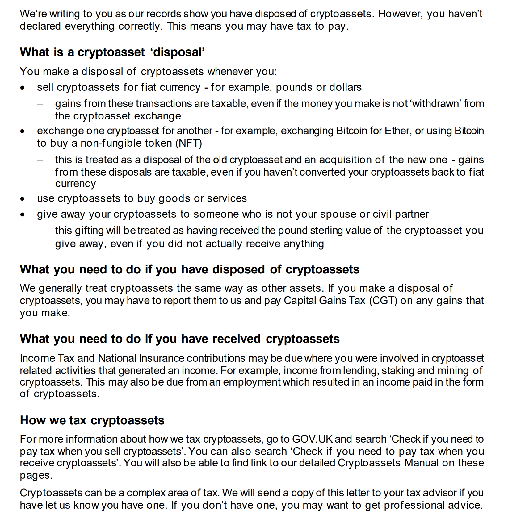 UK Tax Authority Tăng Cường Gửi Thư Cảnh Báo Crypto Trong Chiến Dịch Truy Thu Thuế Từ Lợi Nhuận Chưa Khai Báo