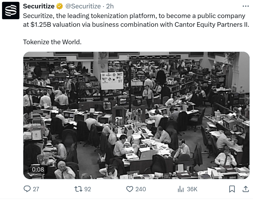 BlackRock-Backed RWA Firm Securitize Goes Public with $1.25B – Bước Tiến Lớn Trong Tài Chính Truyền Thống và Tài Sản Token Hóa